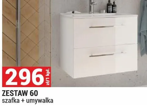 Zestaw 60 szafka + umywalka promocja w Merkury Market