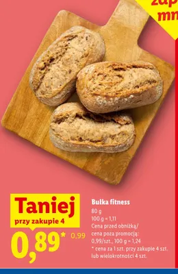 Bułka fitness promocja w Lidl