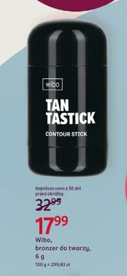 Bronzer do twarzy Wibo promocja w Rossmann
