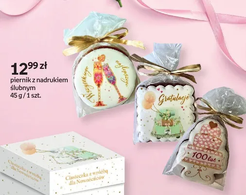Piernik z nadrukiem ślubnym promocja w Empik