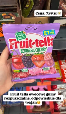 Gumy rozpuszczalne Berries & Cherry promocja w Biedronka