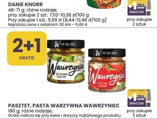 Pasztet, pasta warzywna wawrzyniec różne rodzaje promocja w Stokrotka