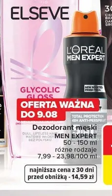 Dezodorant męski L'Oréal Men Expert promocja w Carrefour