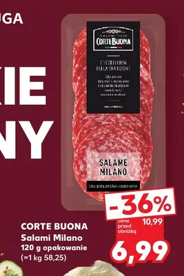 Salami Milano Corte Buona promocja w Kaufland