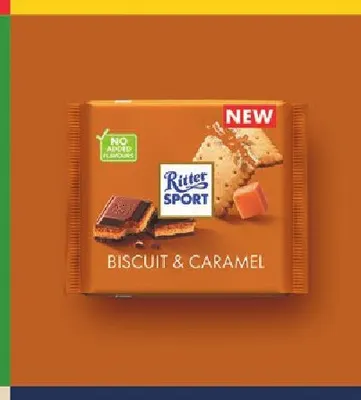 Czekolada Ritter Sport Biscuit & Caramel promocja w Selgros