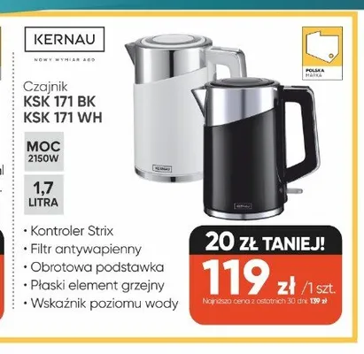 Czajnik KERNAU promocja w Max Elektro