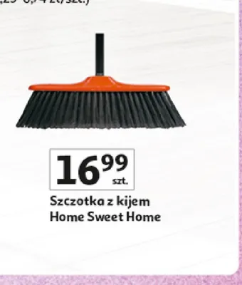 Szczotka z kijem Home Sweet Home promocja w Auchan