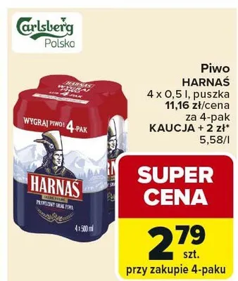 Piwo puszka promocja w Carrefour