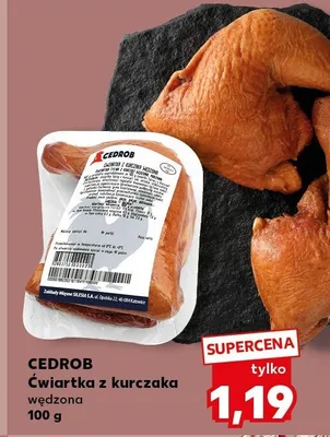 Ćwiartka z kurczaka wędzona promocja w Kaufland