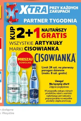 Artykuły marki Cisowianka promocja w Kaufland