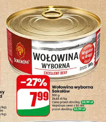 Wołowina wyborna Sokołów promocja w Dino