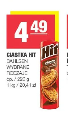 Ciastka Hit Choco promocja w SPAR