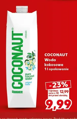Woda kokosowa Coconaut promocja w Kaufland