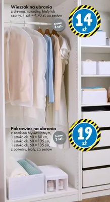 Wieszak na ubrania z drewna promocja w Tedi