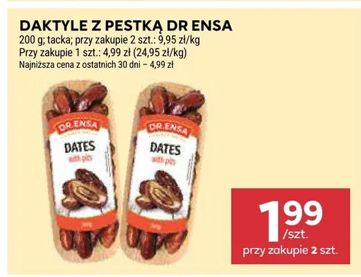 Daktyle z pestką promocja w Stokrotka