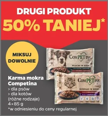 Karma mokra Competina promocja w Netto