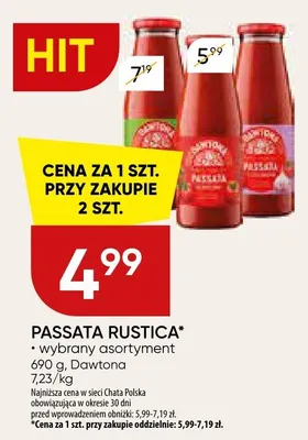 Passata rustica promocja w Chata Polska