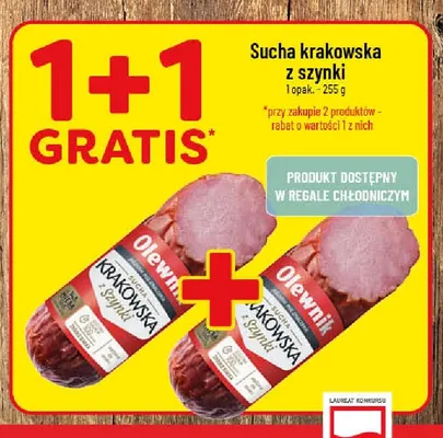 Sucha krakowska z szynki Olewnik promocja w POLOmarket