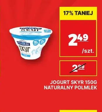 Jogurt Skyr naturalny Polmlek promocja w API Market