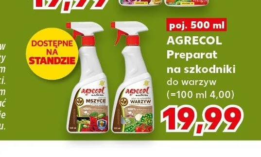 Preparat na szkodniki do warzyw AGRECOL promocja w Kaufland