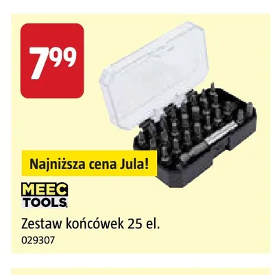 Zestaw końcówek 25 el. Meec Tools promocja w Jula