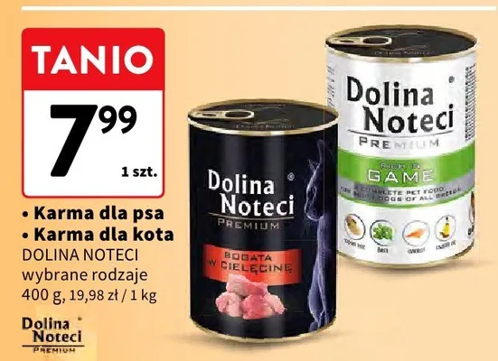 Karma dla psa / Karma dla kota promocja w Intermarche