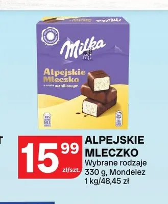Alpejskie Mleczko Milka promocja w Chorten