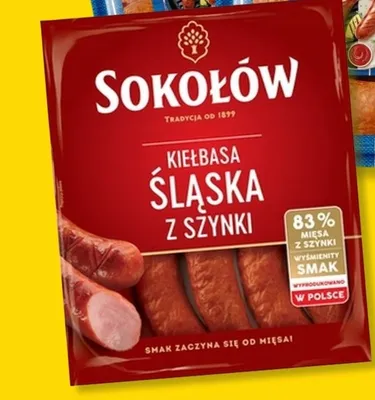 Kiełbasa Śląska z szynki Sokołów promocja w Kaufland
