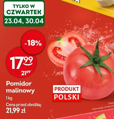 Pomidor malinowy 1kg promocja w Żabka