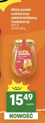 Miód polski nektarowy wielokwiatowy Codzienny promocja w Delikatesy Centrum