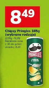 Chipsy Pringles 165g (wybrane rodzaje) promocja w Hitpol