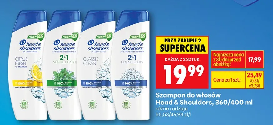 Szampon do włosów Schauma 7 herbs promocja w Biedronka