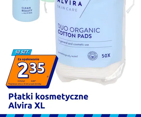 Płatki kosmetyczne Alvira XL promocja w Action