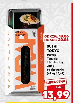 Sushi Wrap pikantny Sushi Tokyo promocja w Kaufland