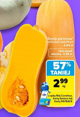 Dynia piżmowa promocja w Carrefour