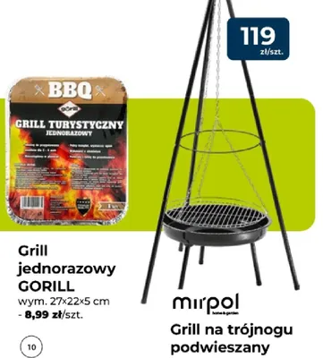 Grill jednorazowy Gorill promocja w PSB Mrówka
