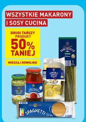 Makarony i sosy Cucina promocja w Aldi