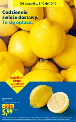 Cytryny luzem promocja w Lidl