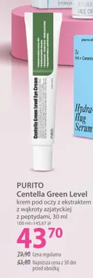 Krem pod oczy z ekstraktem z wakacji azyjatyckiej z peptydami Centella Green Level promocja w Hebe