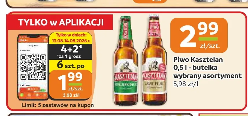 Piwo Kasztelan promocja w Gama