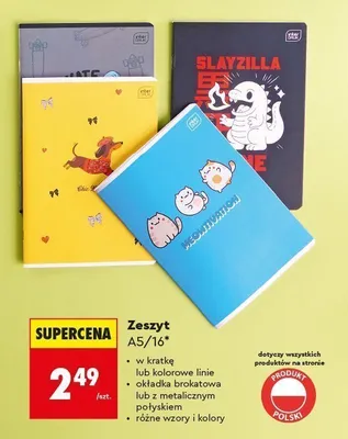 Zeszyt A5/16* Interdruk promocja w Biedronka