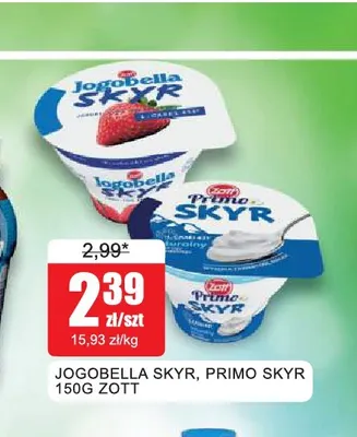 Jogurt Primo Skyr Zott promocja w Bingo
