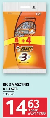 Maszynki do golenia Bic 3 8-4 szt. promocja w Selgros