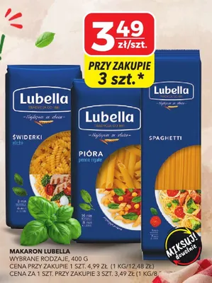 Makaron pióra penne rigate Lubella promocja w Top Market