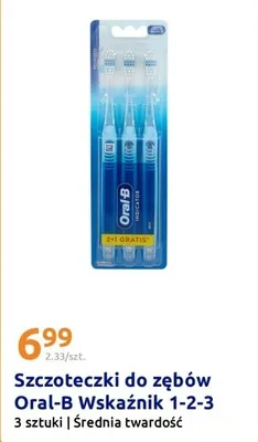 Szczoteczki do zębów Wskaźnik 1-2-3 promocja w Action