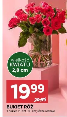 Bukiet róż promocja w Stokrotka