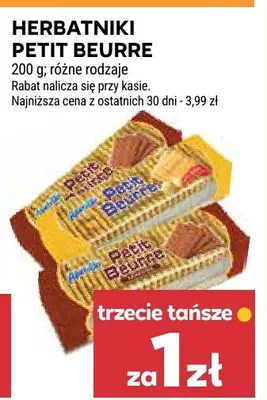 Herbatniki Petit Beurre promocja w Stokrotka