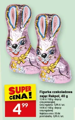 Figurka czekoladowa zając promocja w Twój Market
