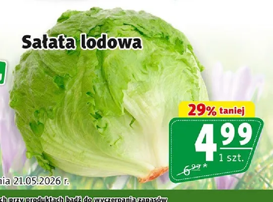 Sałata lodowa promocja w Prim Market