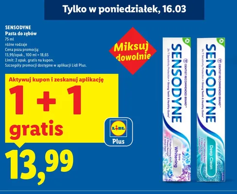 Pasta do zębów promocja w Lidl